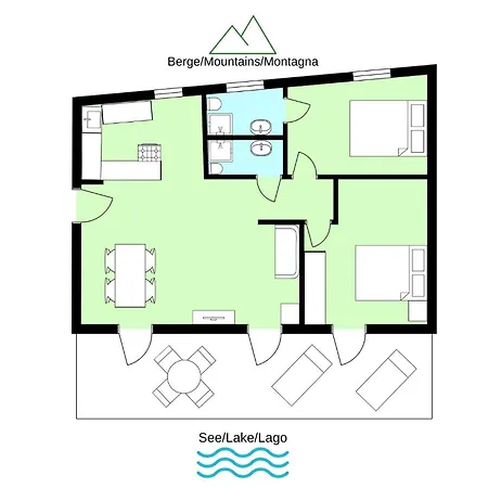 Nido Di Veronica See-ferienwohnung Lejlighed Bellano